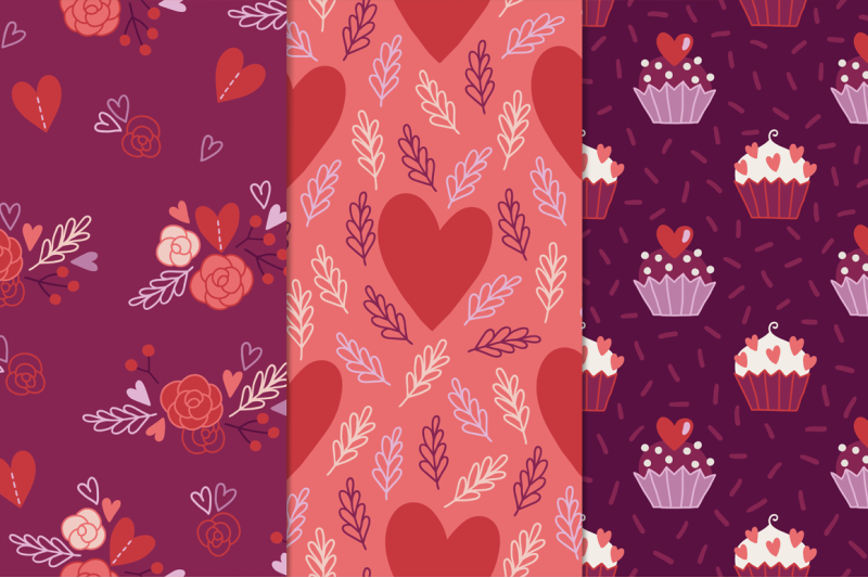 12-valentine-seamless-patterns