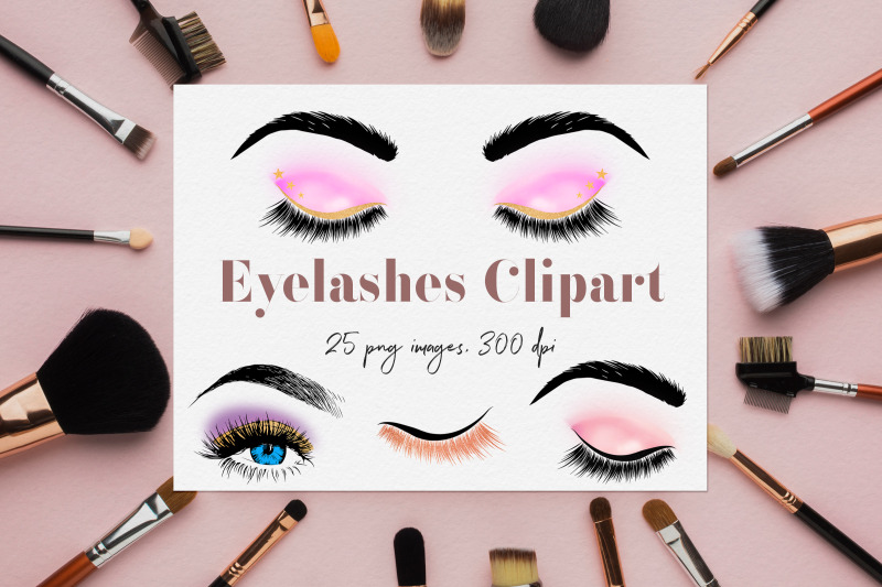 eyelashes-clipart-glam-eyes