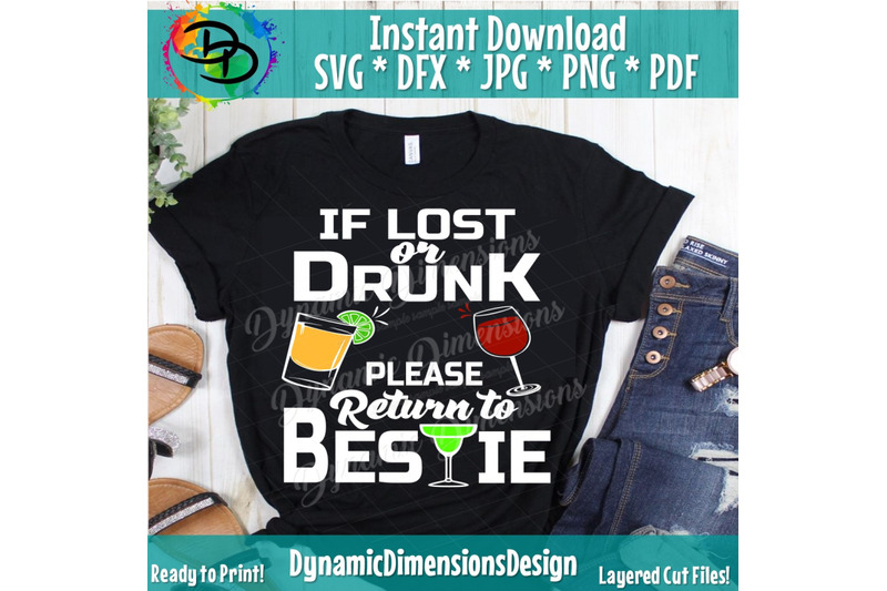 Download If Lost Or Drunk Please Return To Friend, Bachelorette svg ...