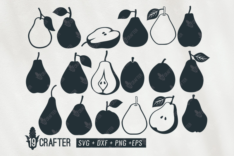 pear-fruit-svg-bundle