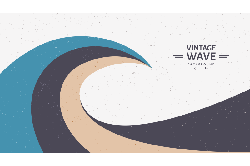 vintage-wave-vector-background-illustration