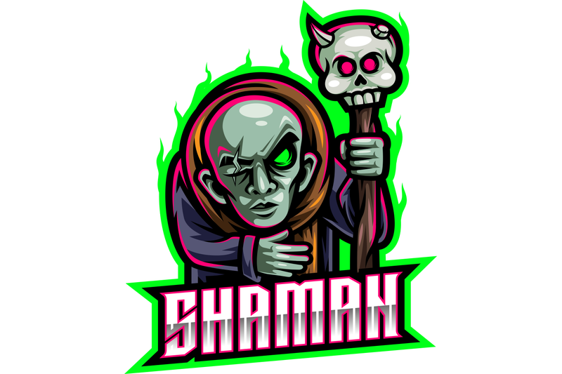 shaman-sport-mascot-logo-design
