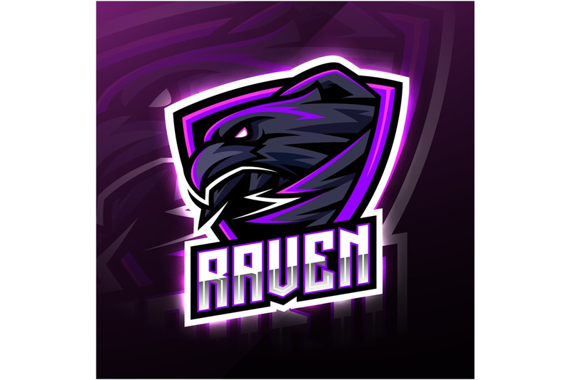 raven-sport-mascot-logo-design