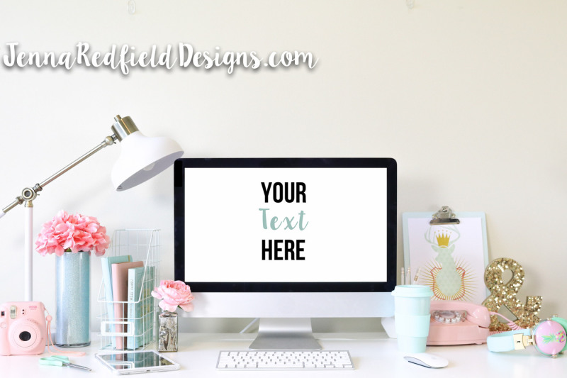 styled-stock-photography-mint-and-pink-mac-computer-desktop-mockup-with-pastel-color-scheme-for-instagram-brands-pinterest-jennaredfielddesigns