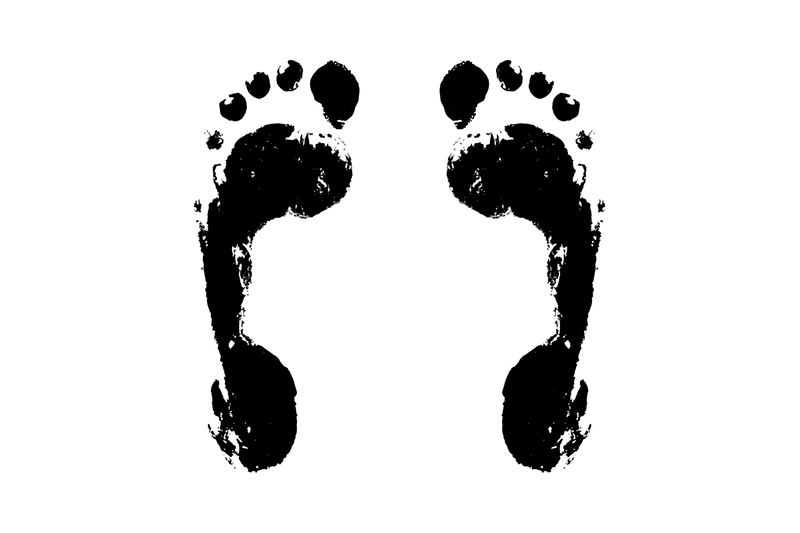 real-foot-imprint