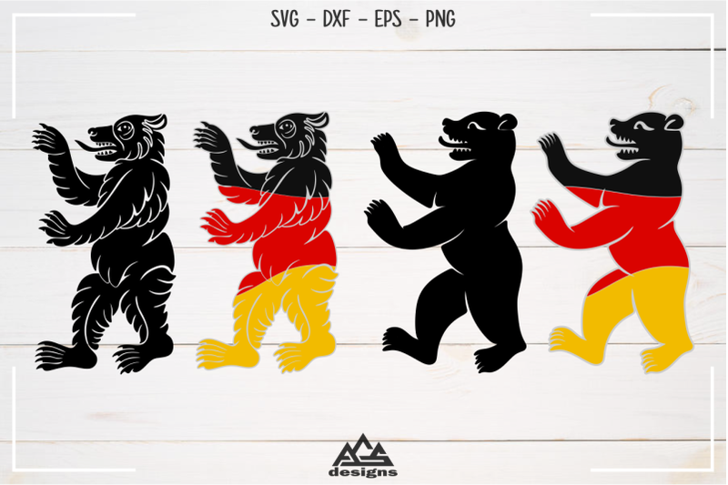 bear-germany-flag-svg-design