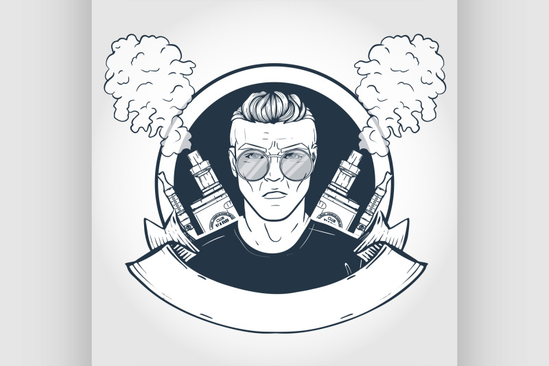 sketch-of-hipster-with-vaporizer-cigarette-4