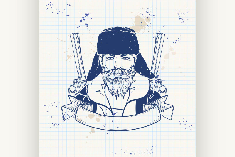 sketch-hunter-man-with-beard