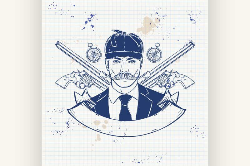 sketch-hunter-man-with-beard-8
