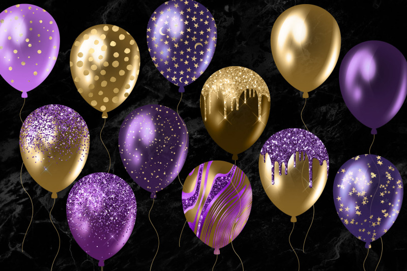 purple-and-gold-balloons-clipart