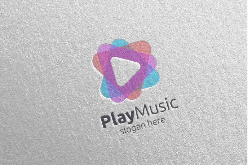 abstract-music-logo-with-play-concept-1
