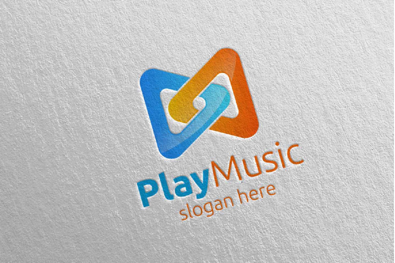 abstract-music-logo-with-play-concept-2