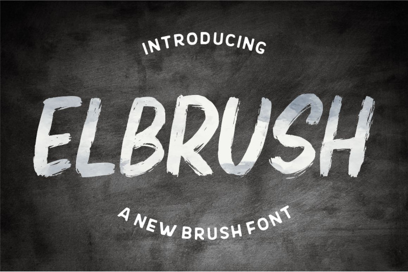 elbrush-a-new-brush-font