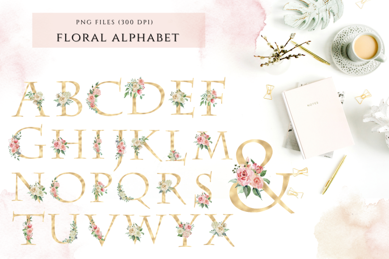 floral-alphabet-clipart-bundle