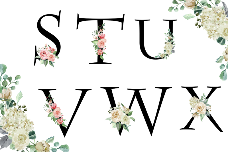 floral-alphabet-clipart-rose-wedding-alphabet-monogram-letters