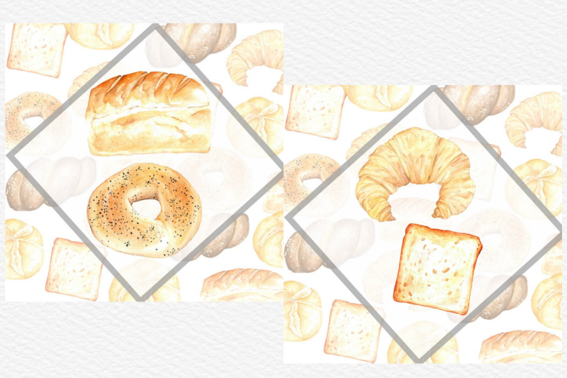 bakery-clip-arts-bakery-elements-kitchen-wall-print-watercolor-bake