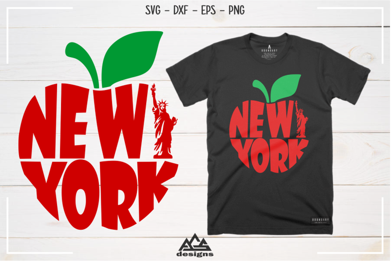 new-york-city-apple-svg-design