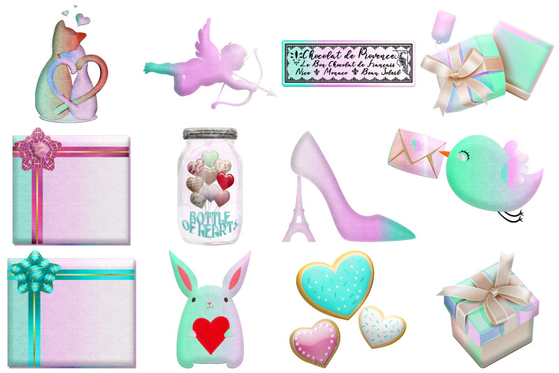 valentine-mint-shades-and-pink-clip-art