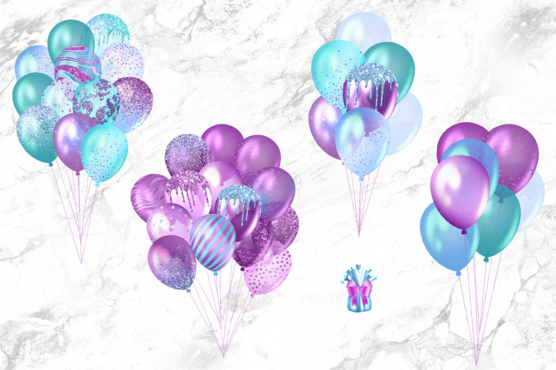 aqua-and-purple-balloons-clipart