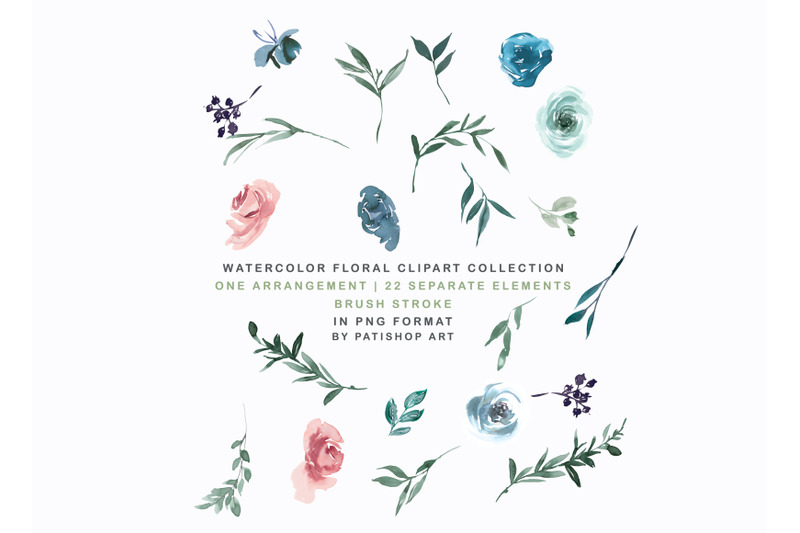 weldon-blue-melon-watercolor-floral-bouquet-clipart