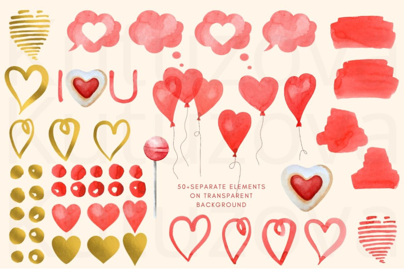valentine-039-s-day-watercolor-clipart-set-for-greeting-wedding-card