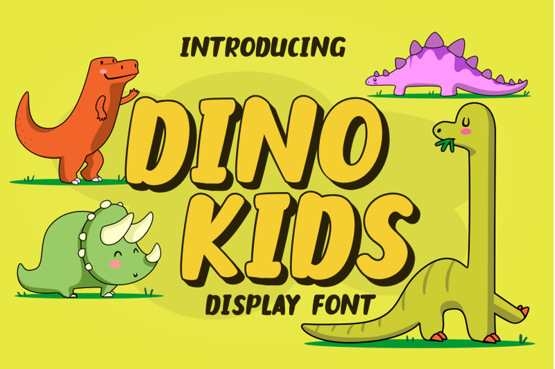 dino-kids-display-font