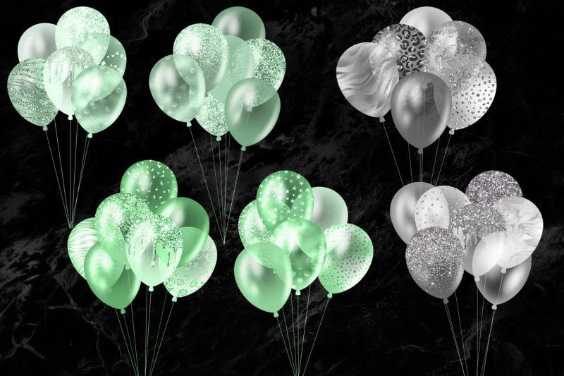 mint-glitter-balloons-clipart