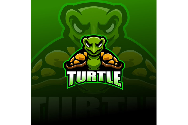 turtle-esport-mascot-logo-design