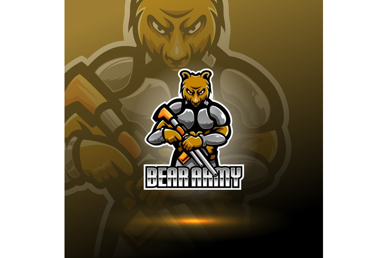 bear-army-esport-mascot-logo