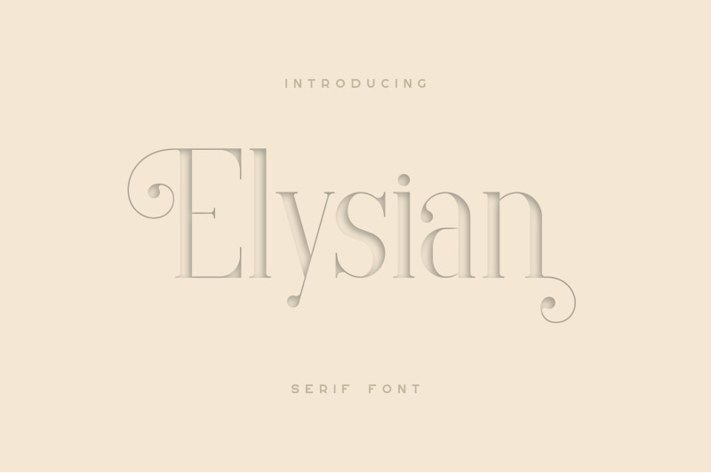 elysian-serif-font