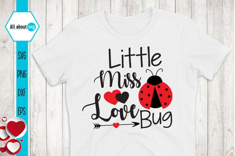 Download Little Miss Love Bug Svg, Valentines Svg By All About Svg ...