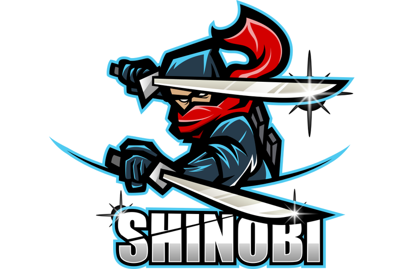 shinobi-esport-mascot-logo-design