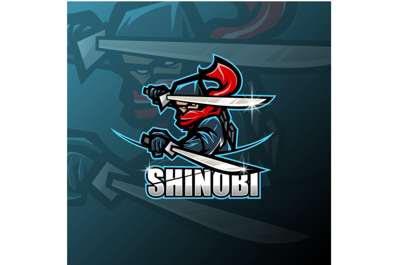 shinobi-esport-mascot-logo-design