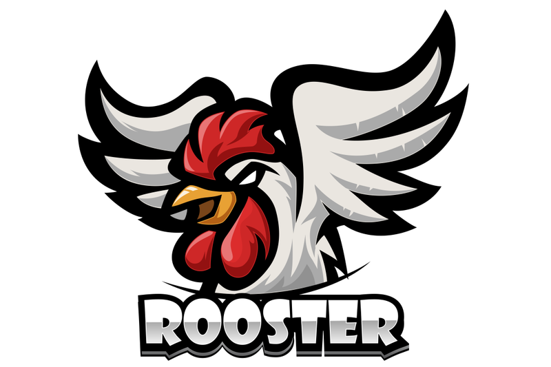 rooster-esport-mascot-logo-design