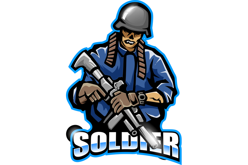 zombie-army-esport-mascot-logo-design