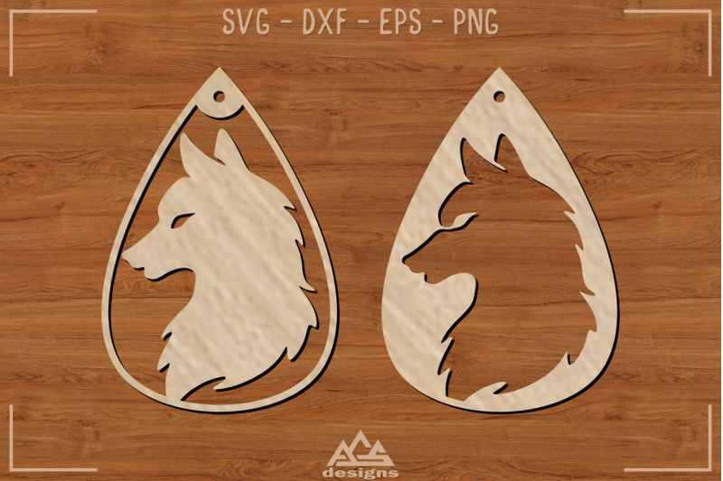 wolf-earring-svg-design