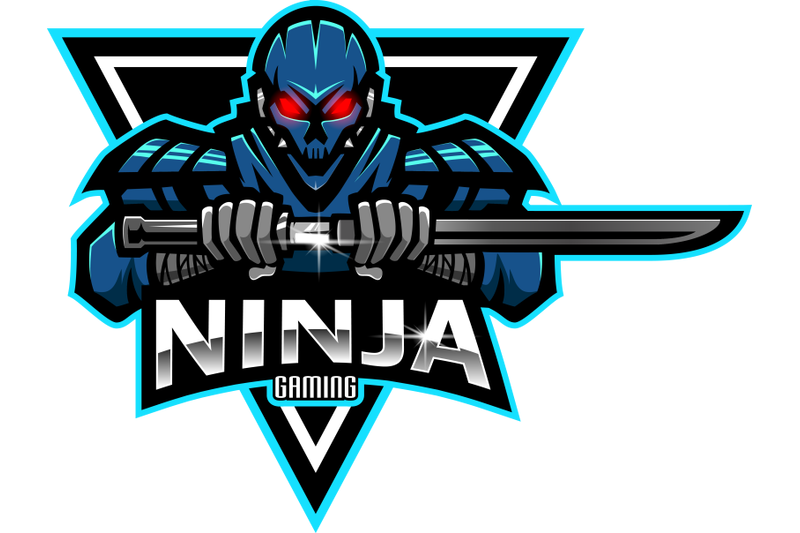 ninja-robot-esport-mascot-logo-design