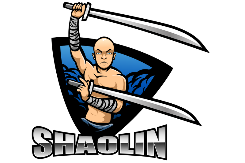 shaolin-esport-mascot-logo-design