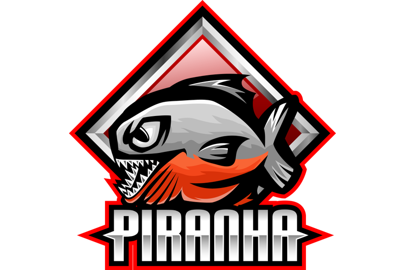 piranha-esport-mascot-logo-design