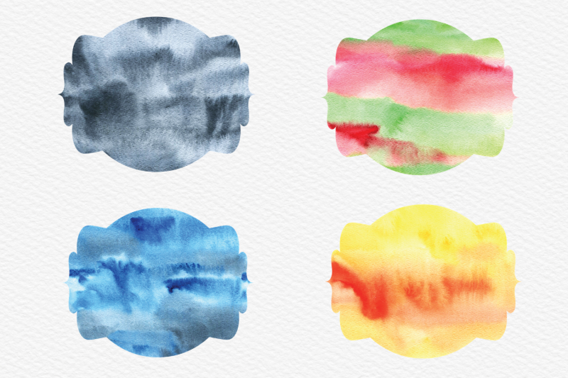 watercolor-frames-watercolor-texture-labels-clipart