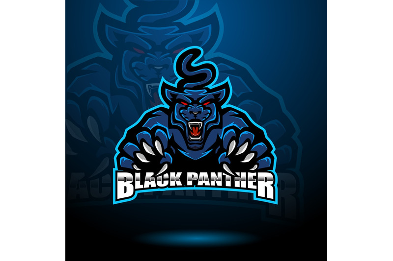 black-panther-esport-mascot-logo