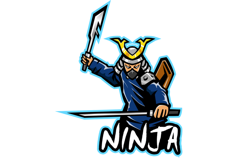 ninja-esport-mascot-logo-design