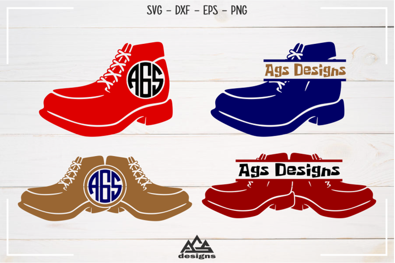 shoe-sneakers-split-monogram-frame-svg-design