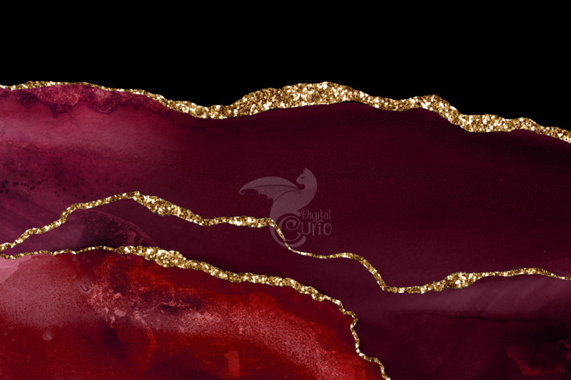 burgundy-and-gold-agate-watercolor-backgrounds