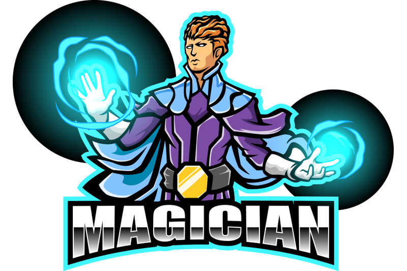 magician-esport-mascot-logo-design