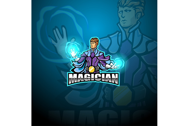 magician-esport-mascot-logo-design