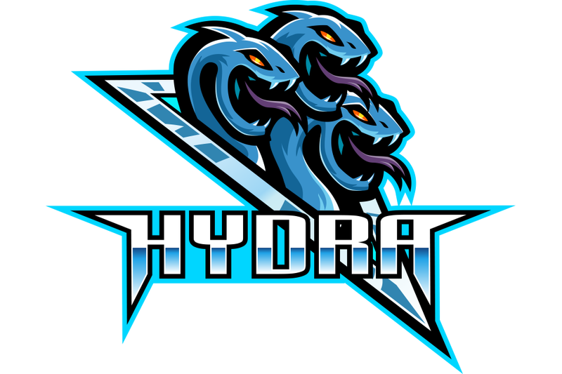 hydra-esport-mascot-logo-design