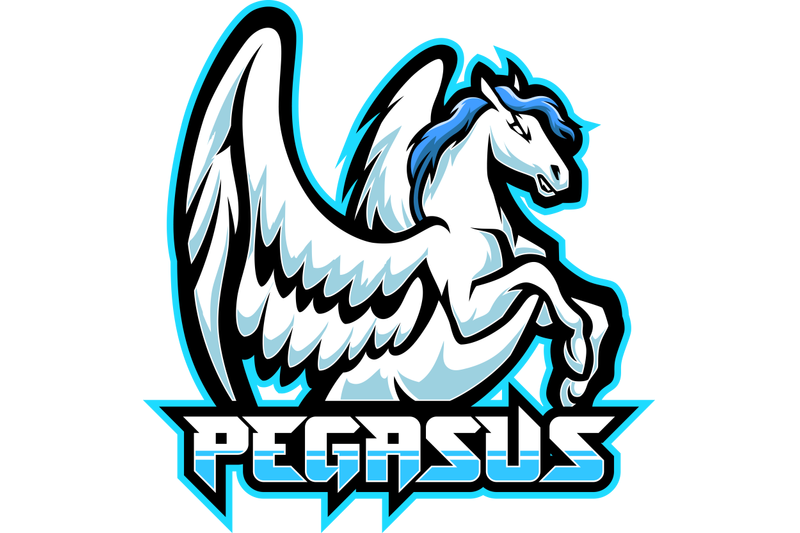 pegasus-esport-mascot-logo-design