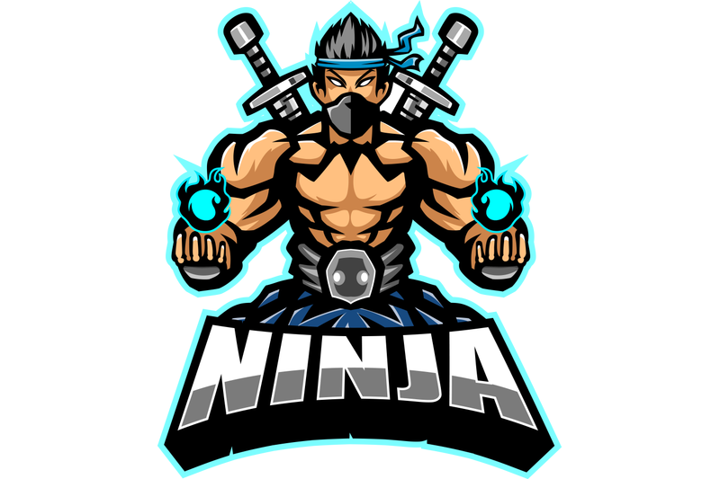 ninja-esport-mascot-logo-design