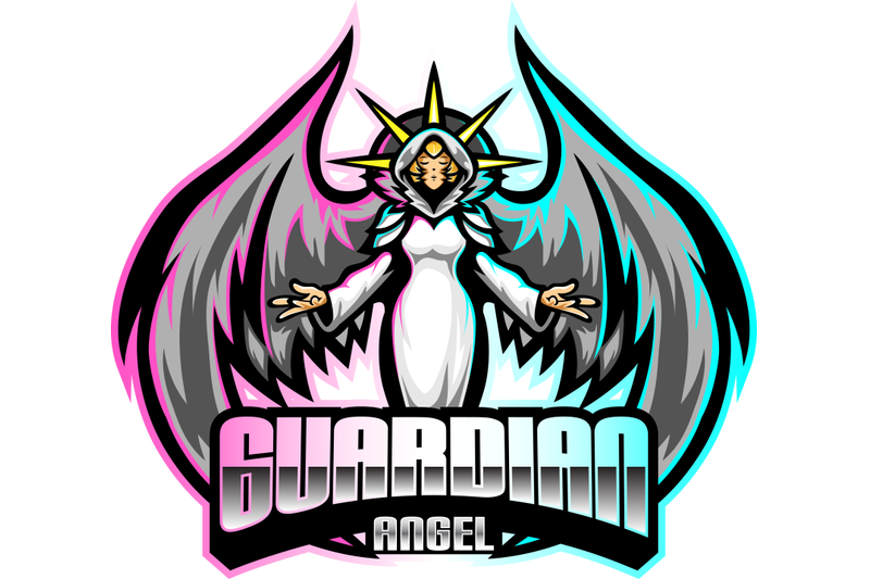 guardian-angel-esport-mascot-logo-design